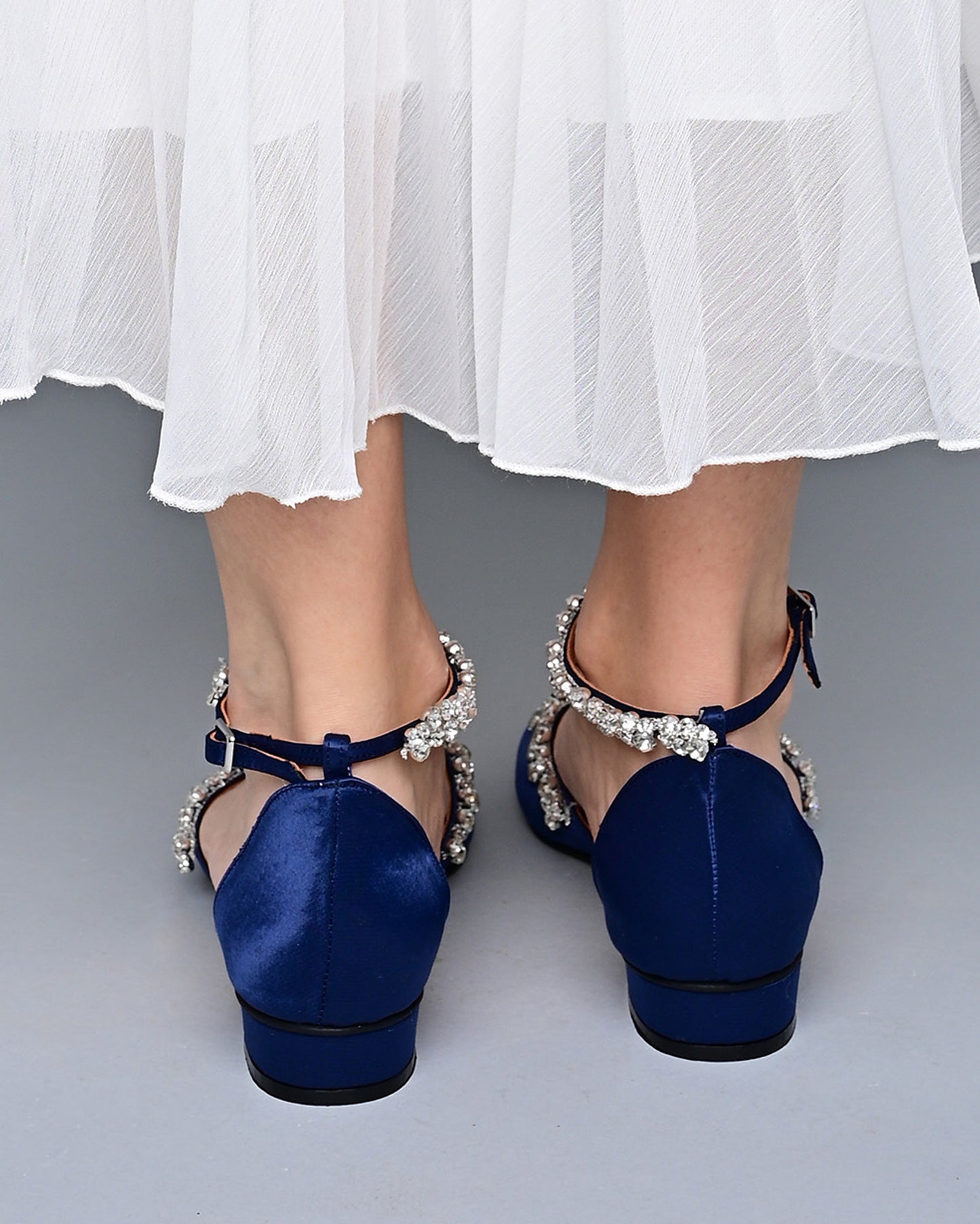 blue wedding shoes