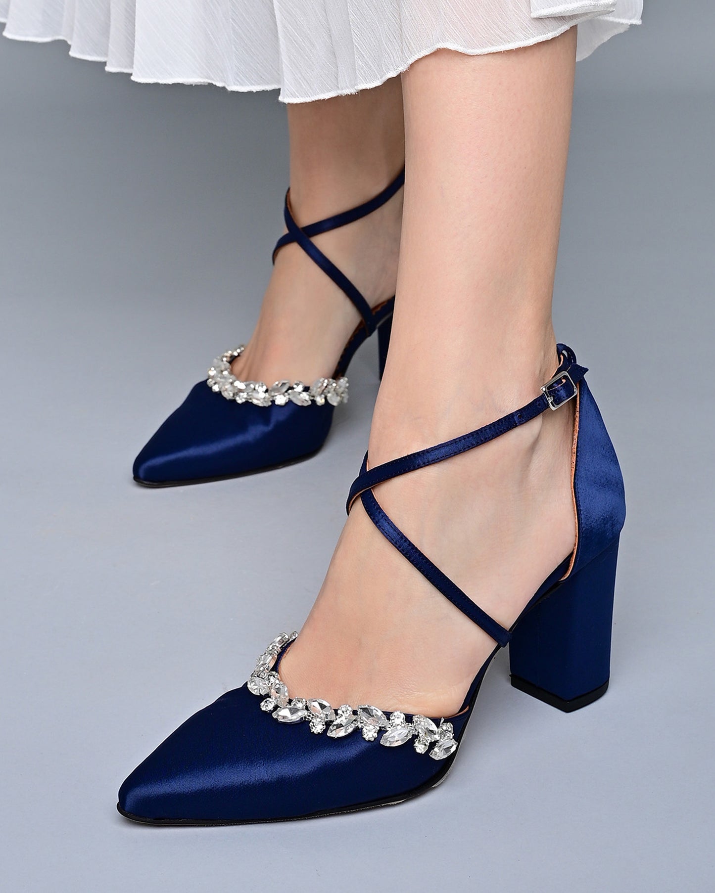 navy blue shoes