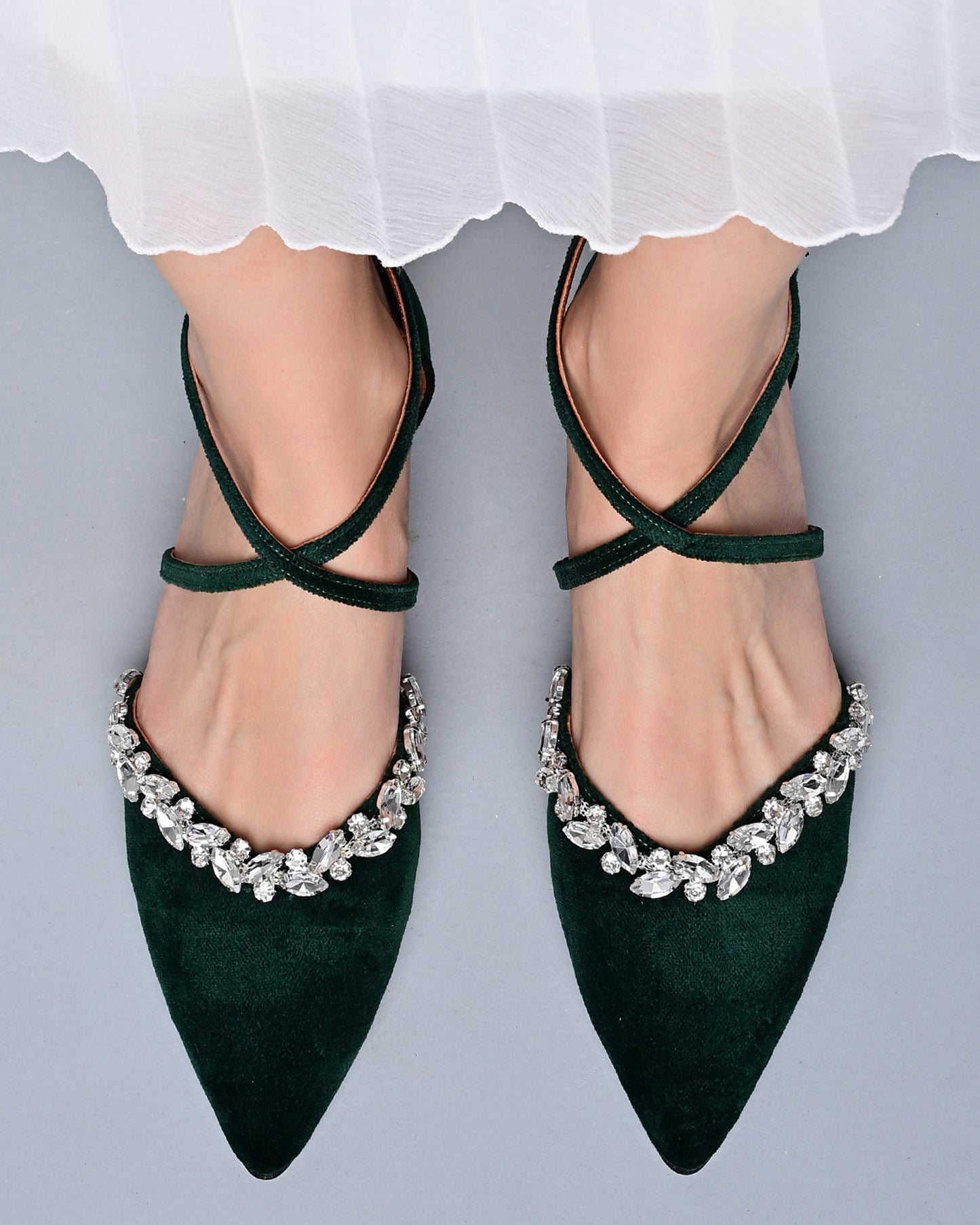 flat wedding shoes