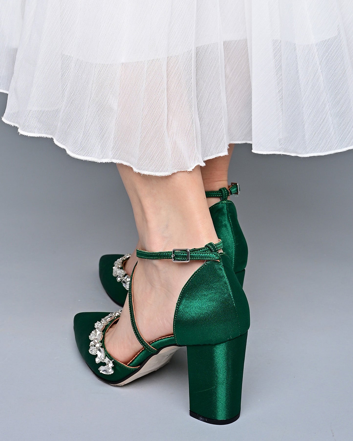block heel wedding shoes