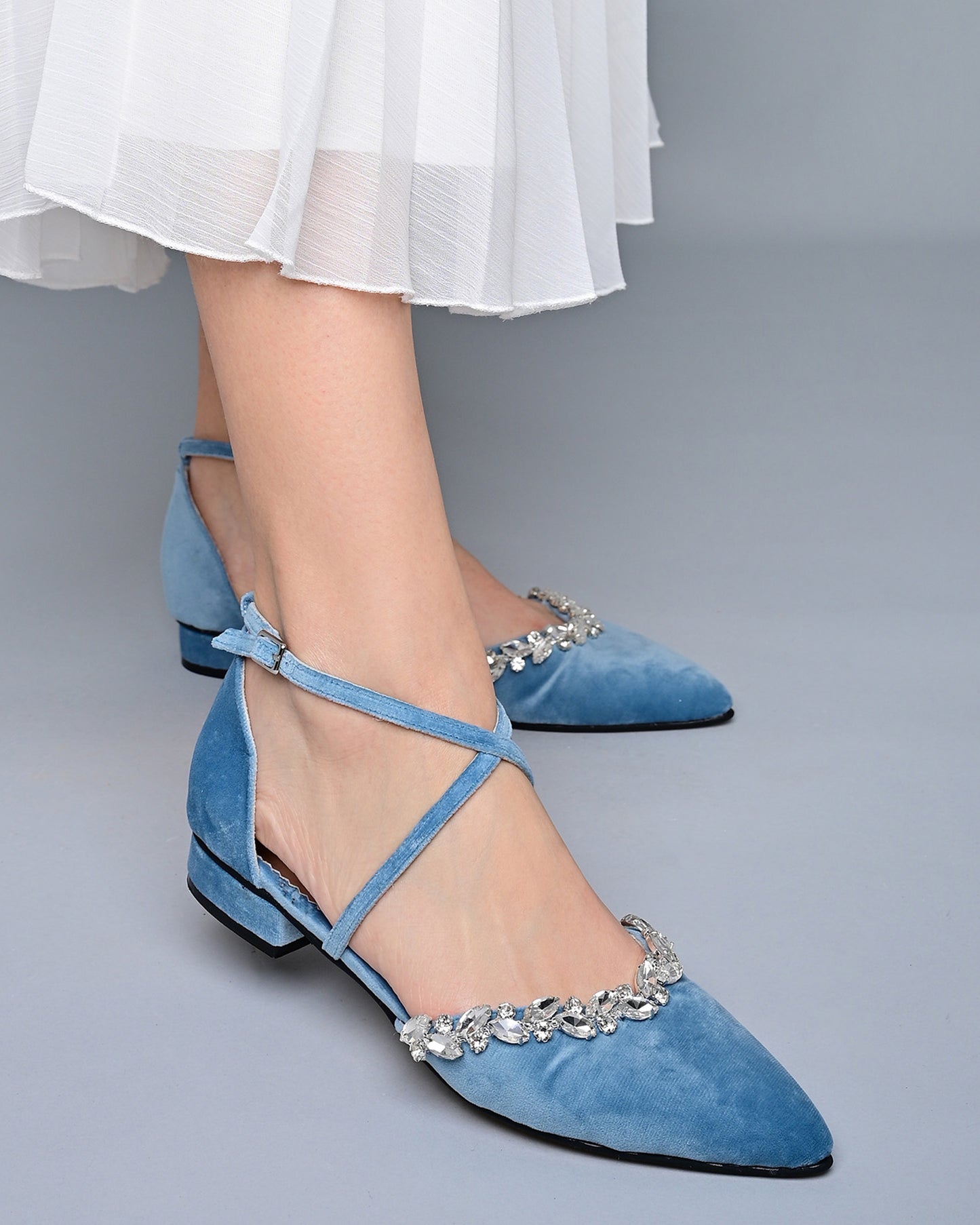 low heel wedding shoes