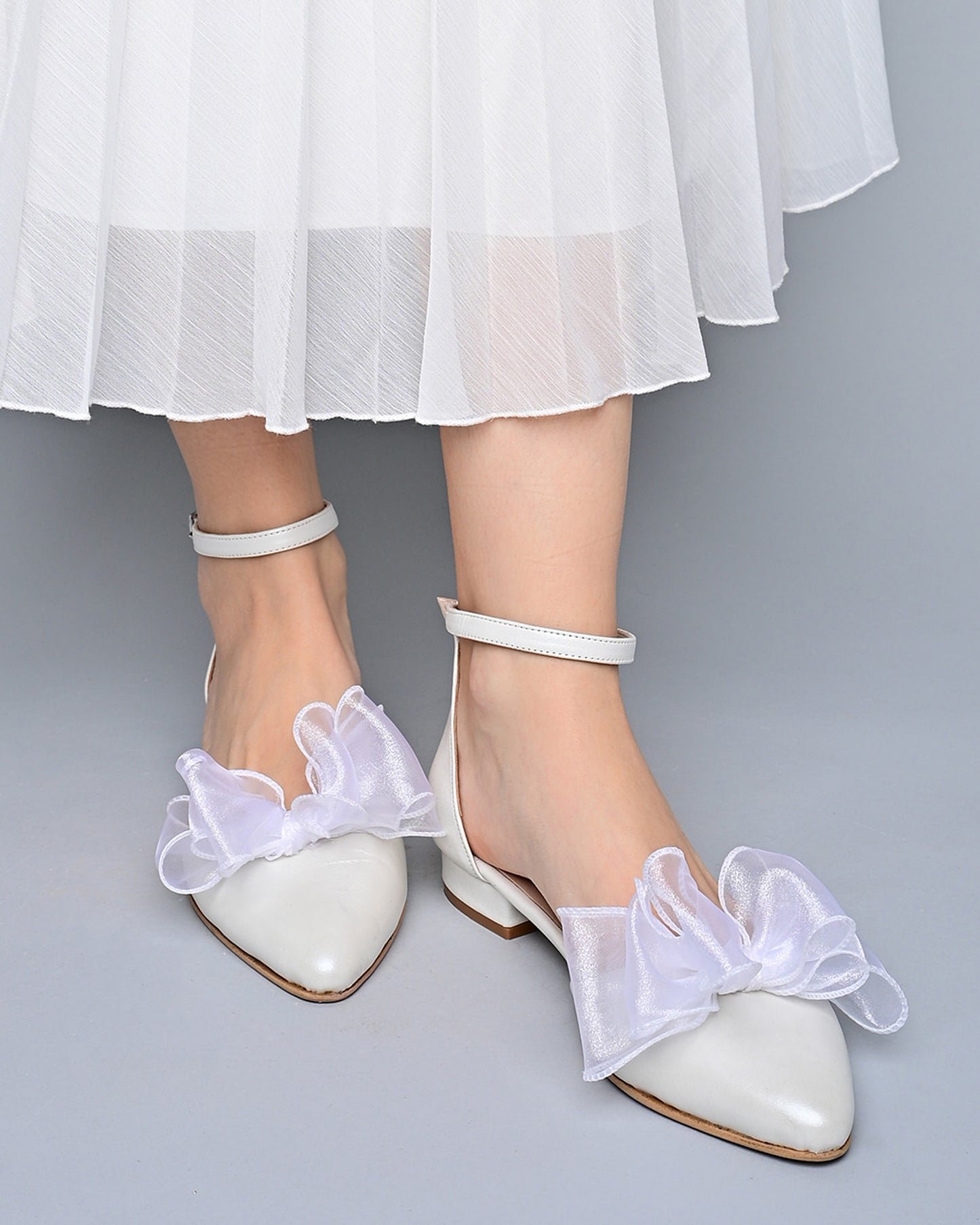 flat wedding shoes