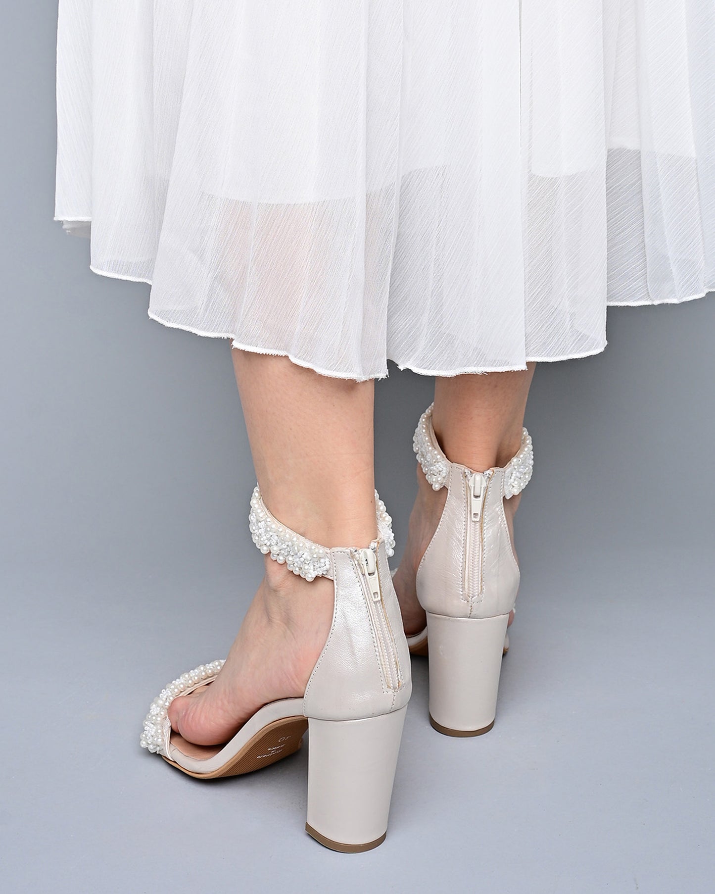 pearl wedding shoes