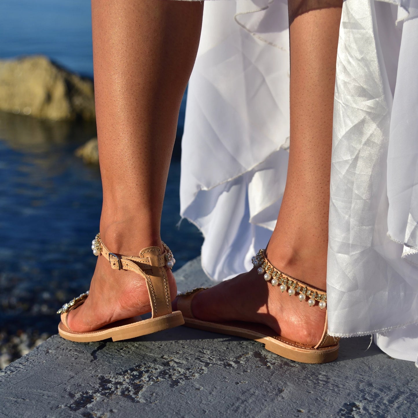 Beach Wedding Shoes, Achinoi - PinkyPromiseAccs