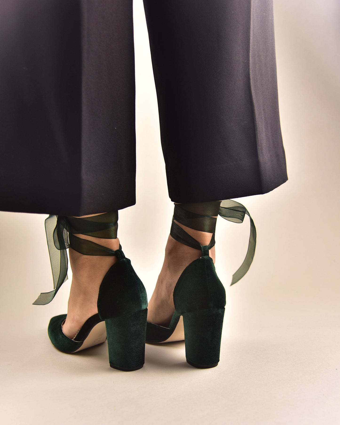 Dark Green Wedding Shoes, Dark Forest - PinkyPromiseAccs