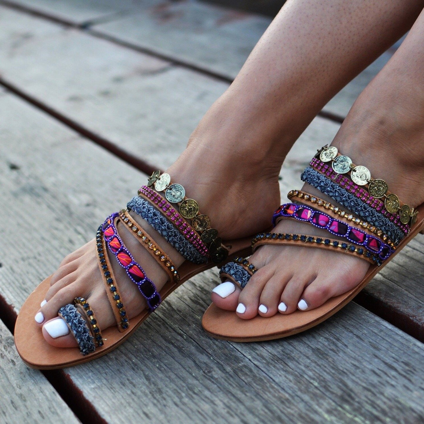 women sandals, leather sandals