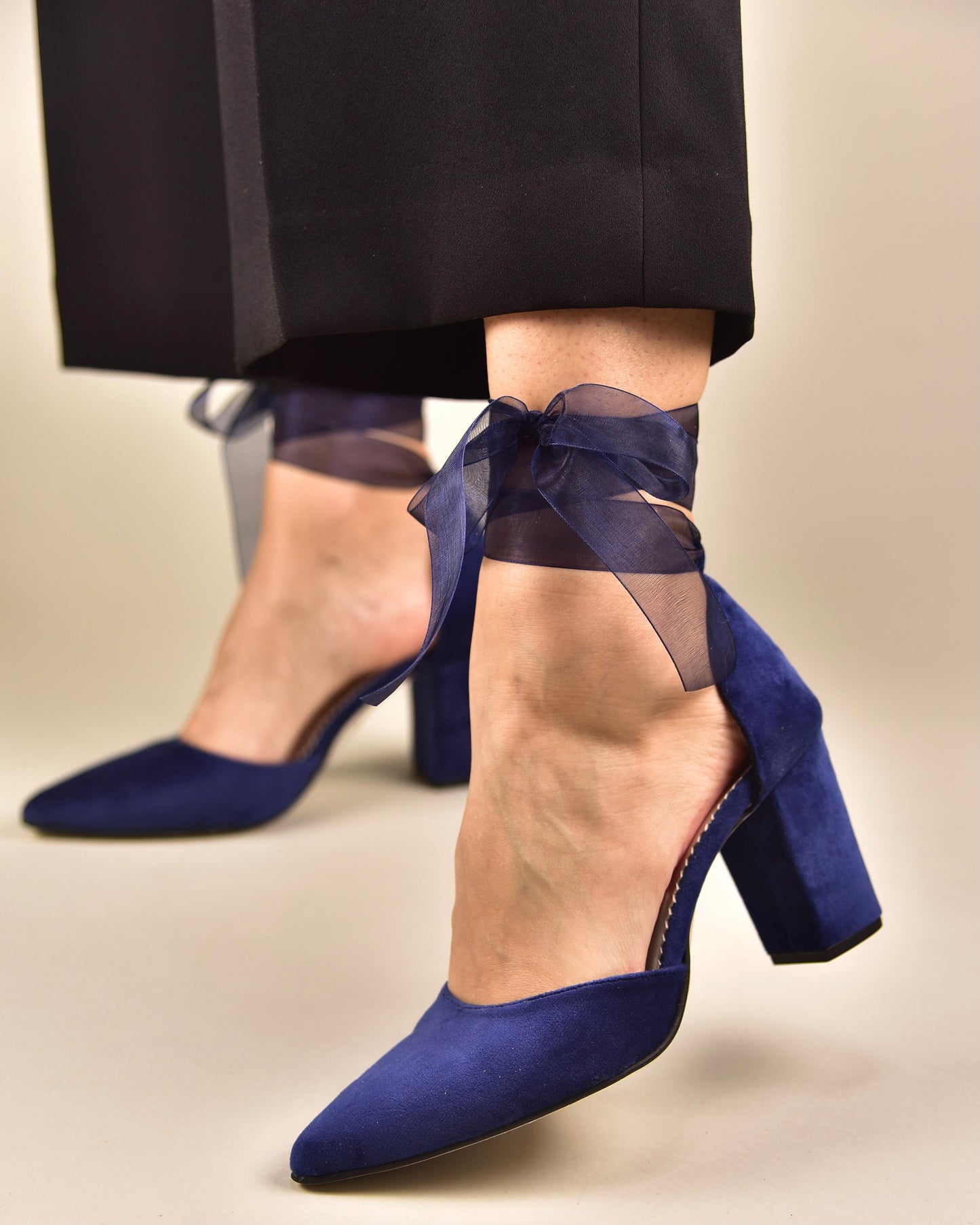 Blue Velvet Women Shoes, Night Sky - PinkyPromiseAccs