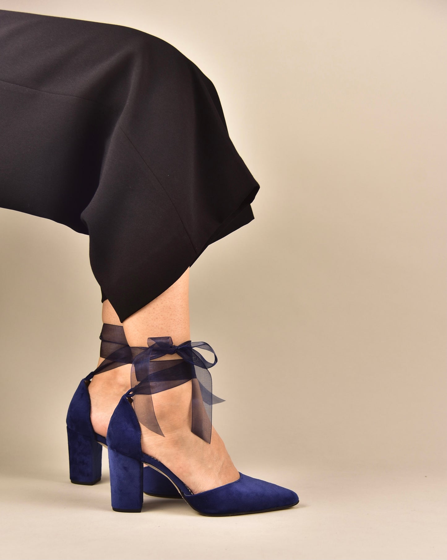 Blue Velvet Women Shoes, Night Sky - PinkyPromiseAccs