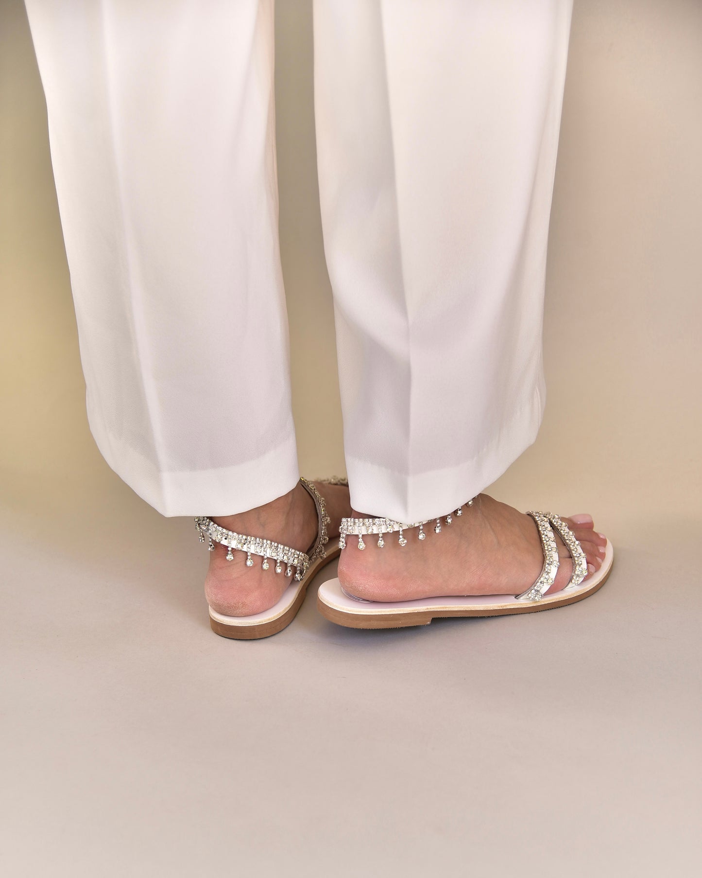 White Wedding Shoes, Diamonds Forever - PinkyPromiseAccs