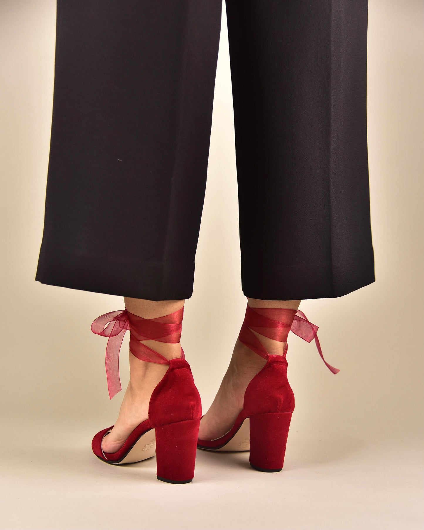 Red Velvet Women Shoes, Tullenia - PinkyPromiseAccs
