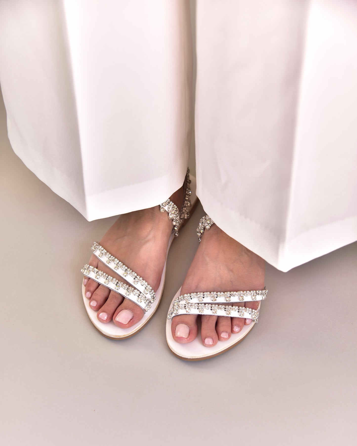 White Wedding Shoes, Diamonds Forever - PinkyPromiseAccs