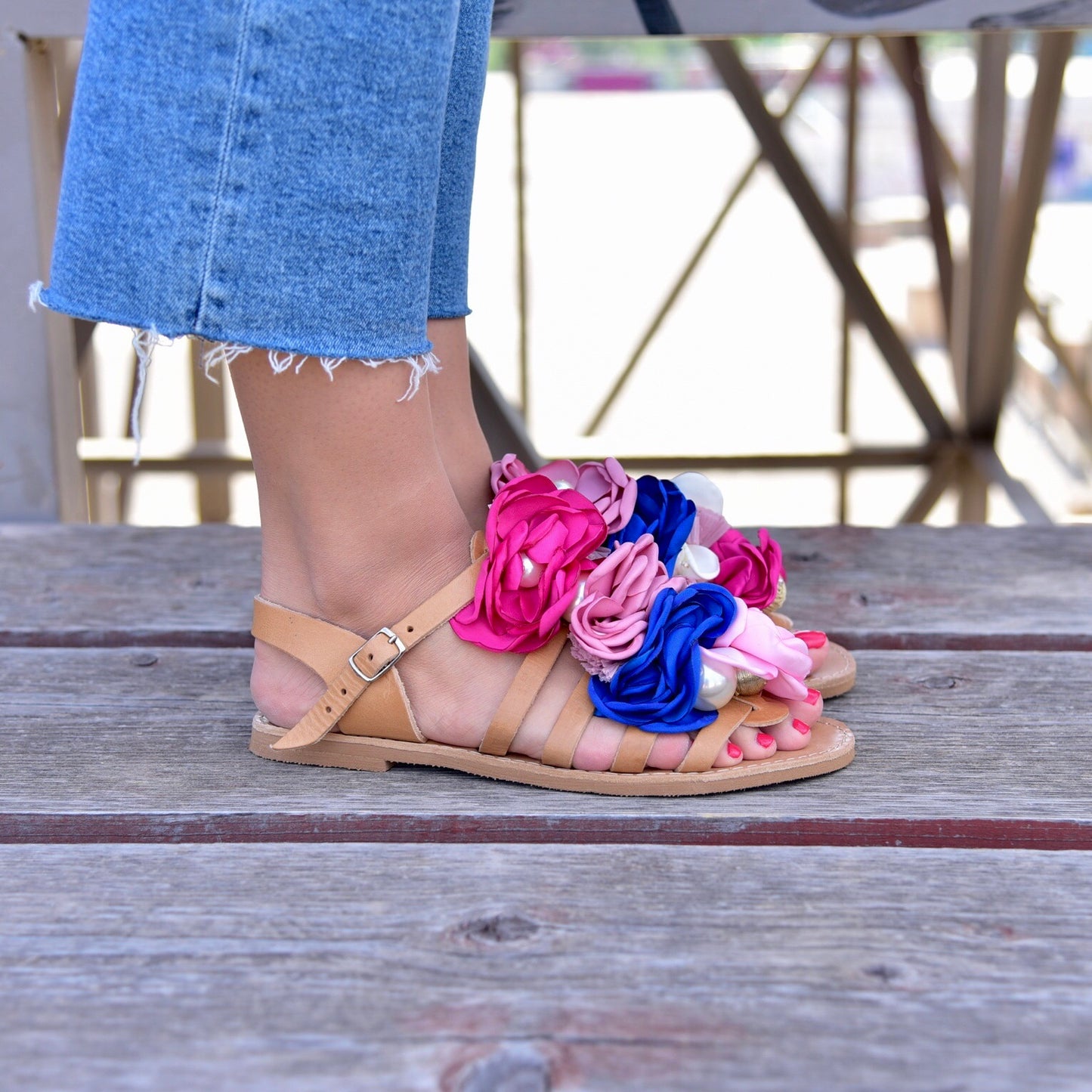 sandals made in greece
