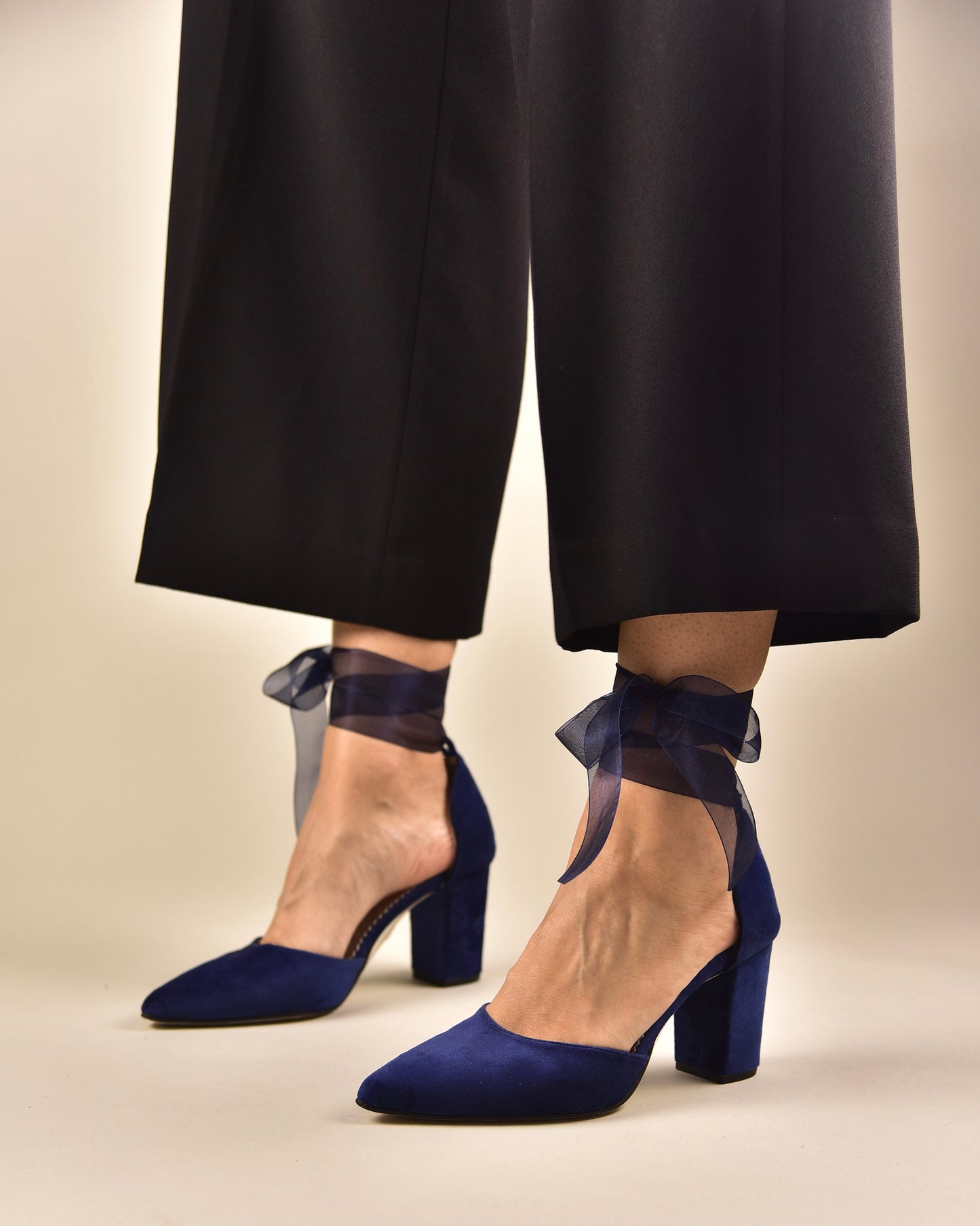 Blue Velvet Women Shoes, Night Sky - PinkyPromiseAccs