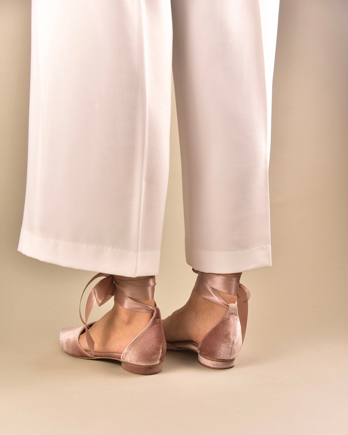 Pink BrIdal Flats, Farfalle - PinkyPromiseAccs
