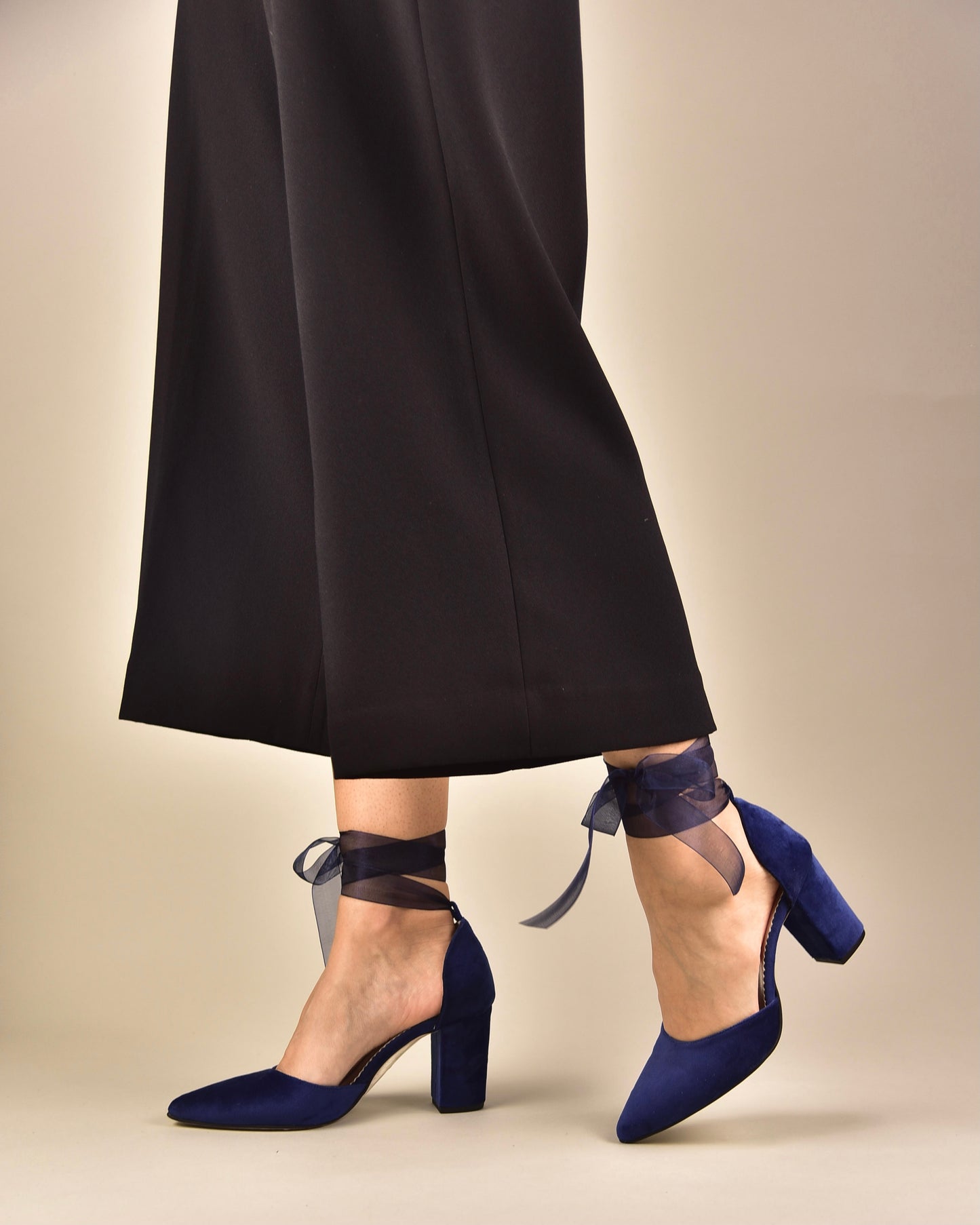 Blue Velvet Women Shoes, Night Sky - PinkyPromiseAccs