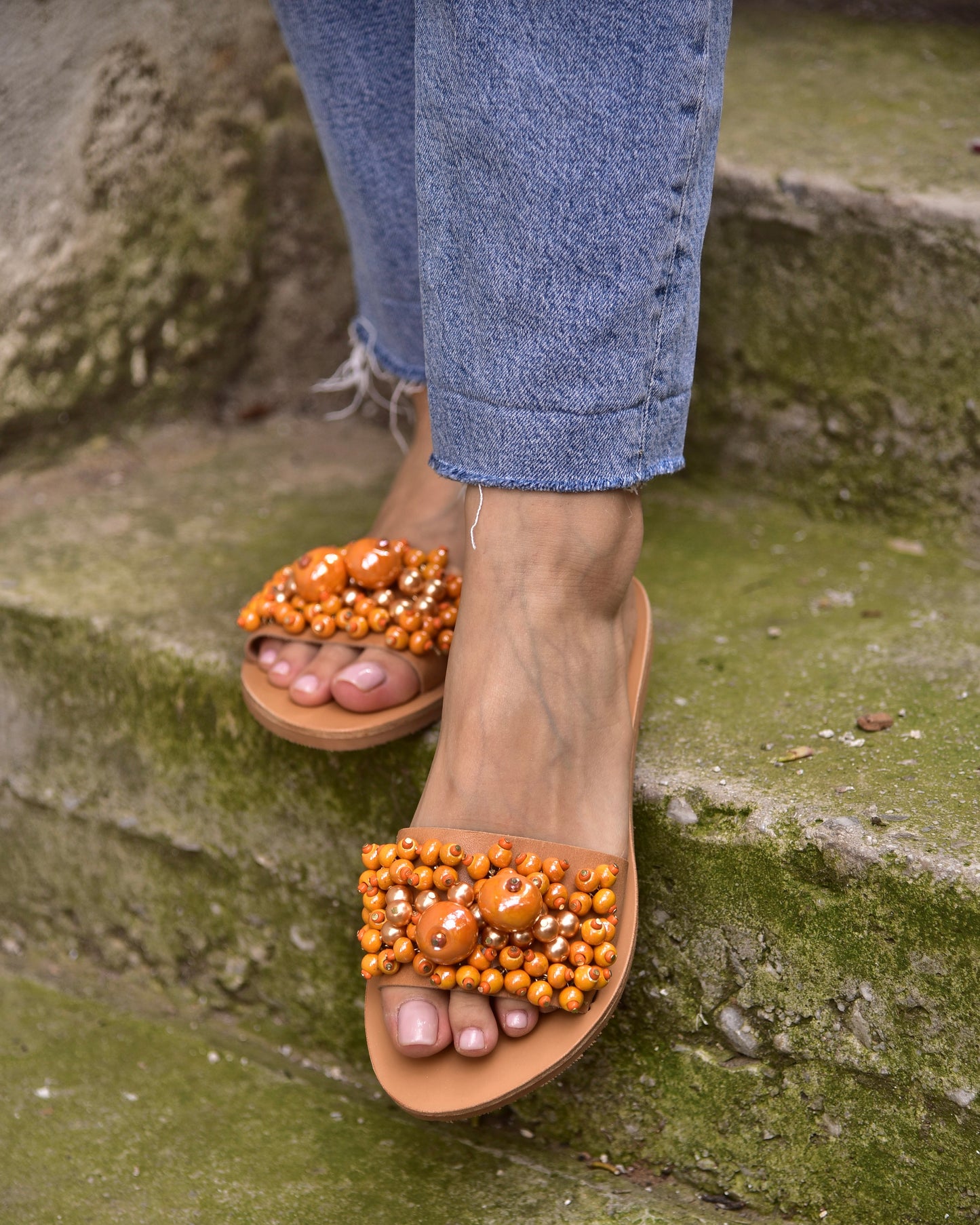 leather sandals