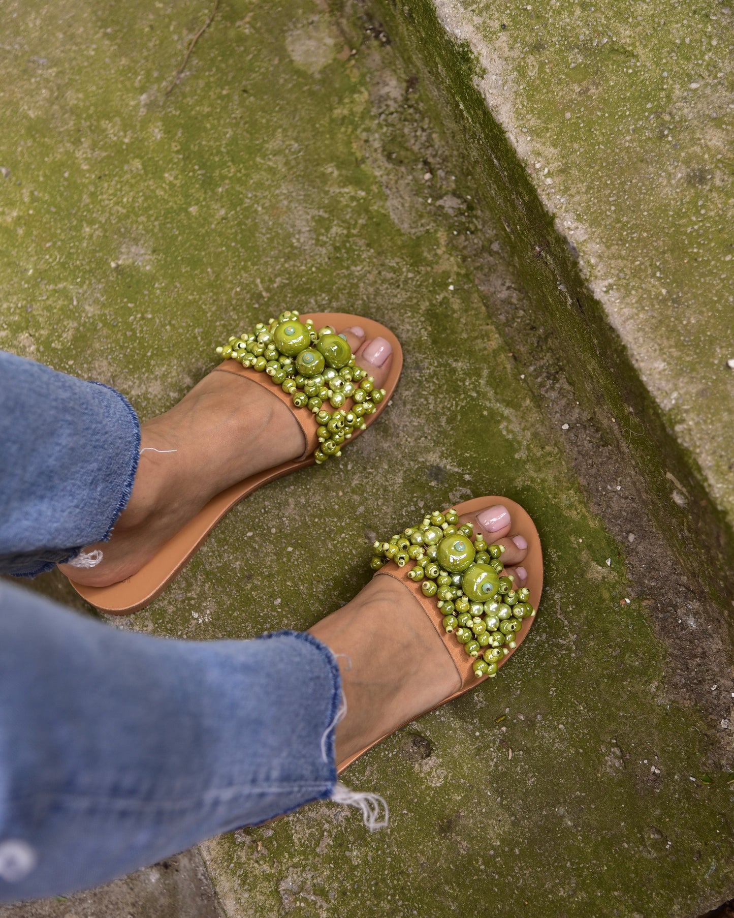 pearl sandals