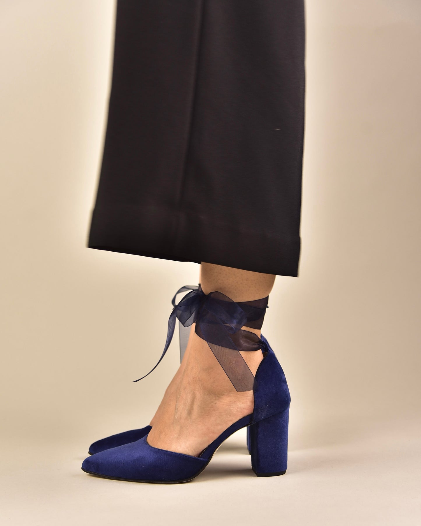 Blue Velvet Women Shoes, Night Sky - PinkyPromiseAccs