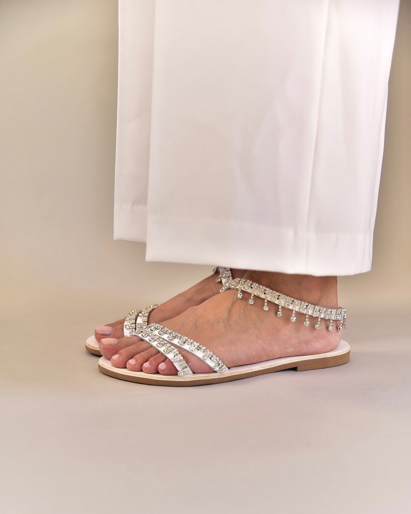White Wedding Shoes, Diamonds Forever - PinkyPromiseAccs