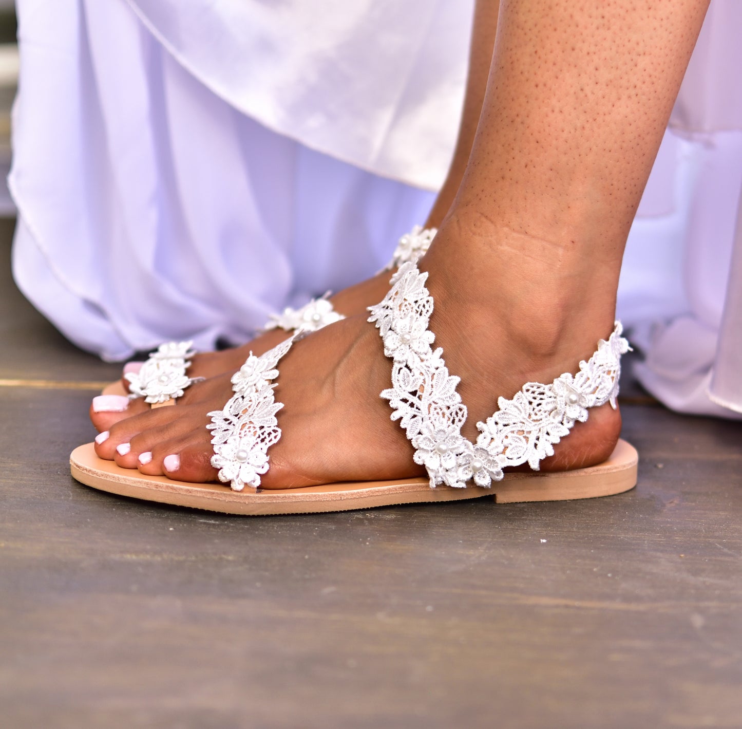 flat wedding shoes