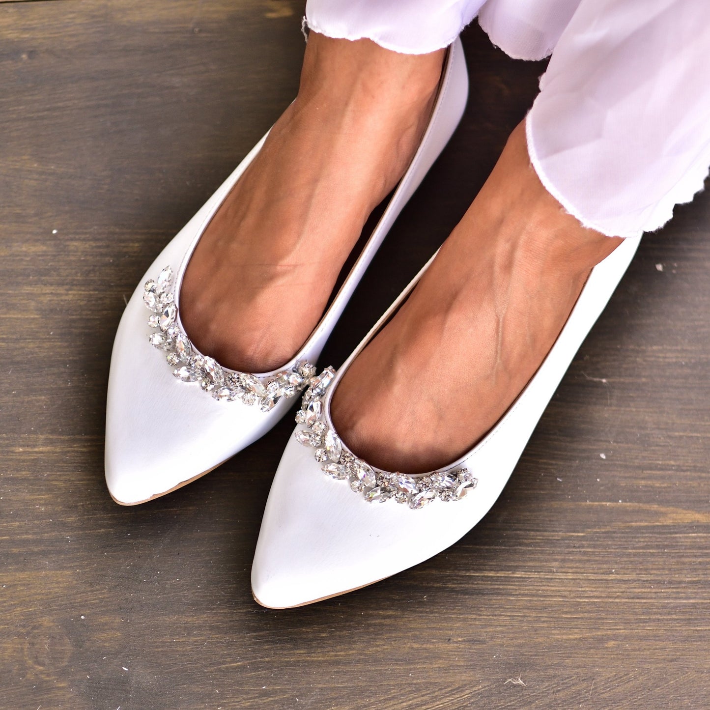 White Wedding Shoes, Pointed Toe Shoes