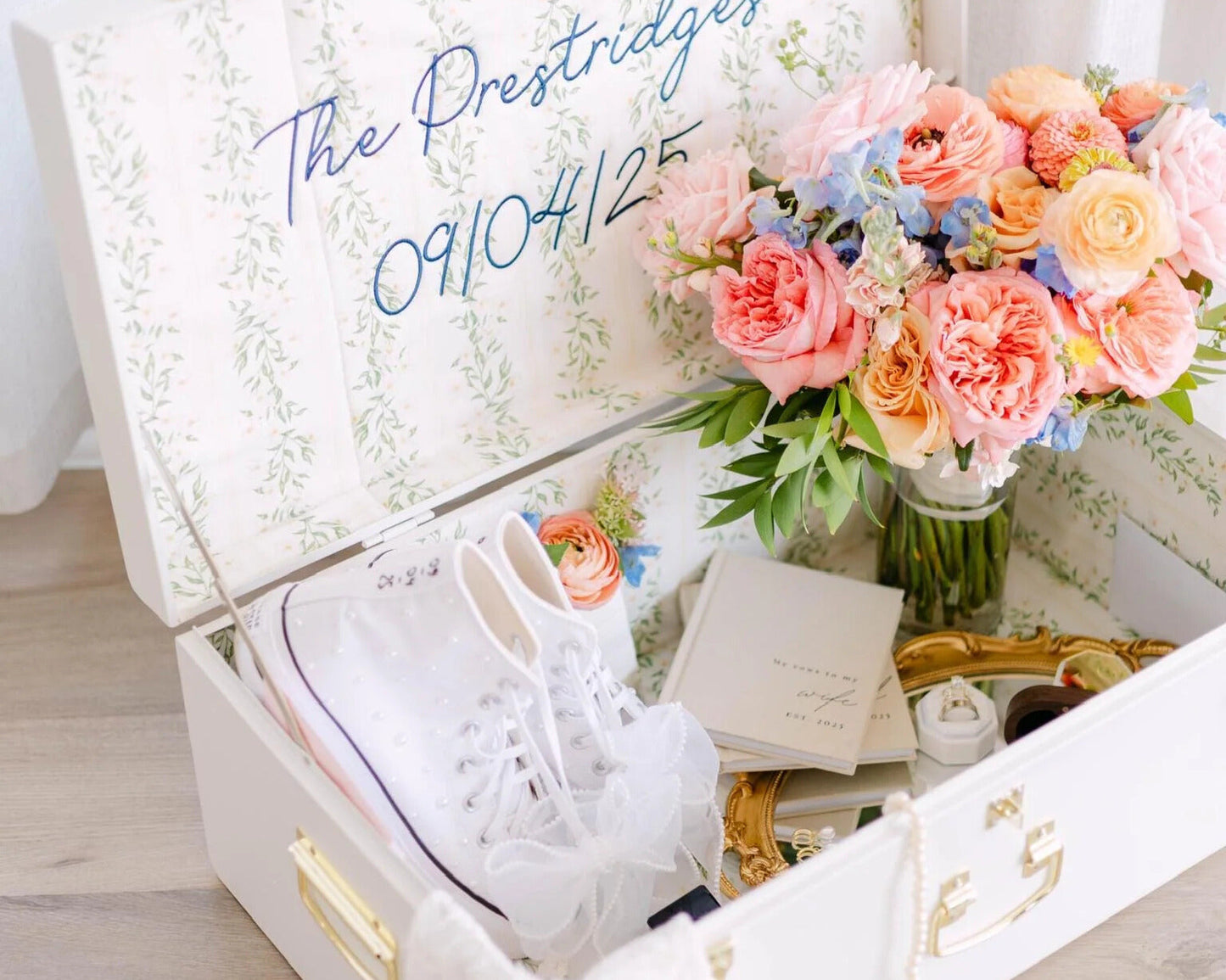 bridal sneakers, custom wedding sneakers