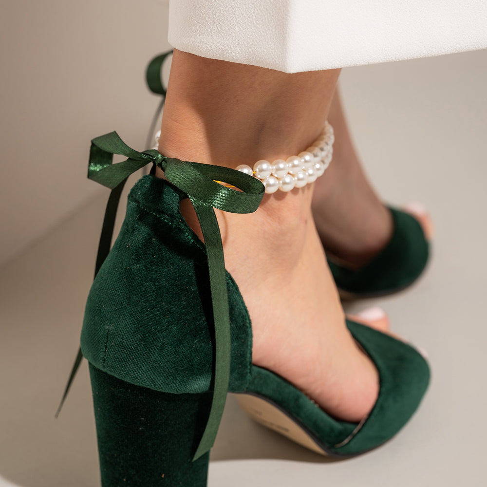 
                  
                    velvet wedding heels
                  
                