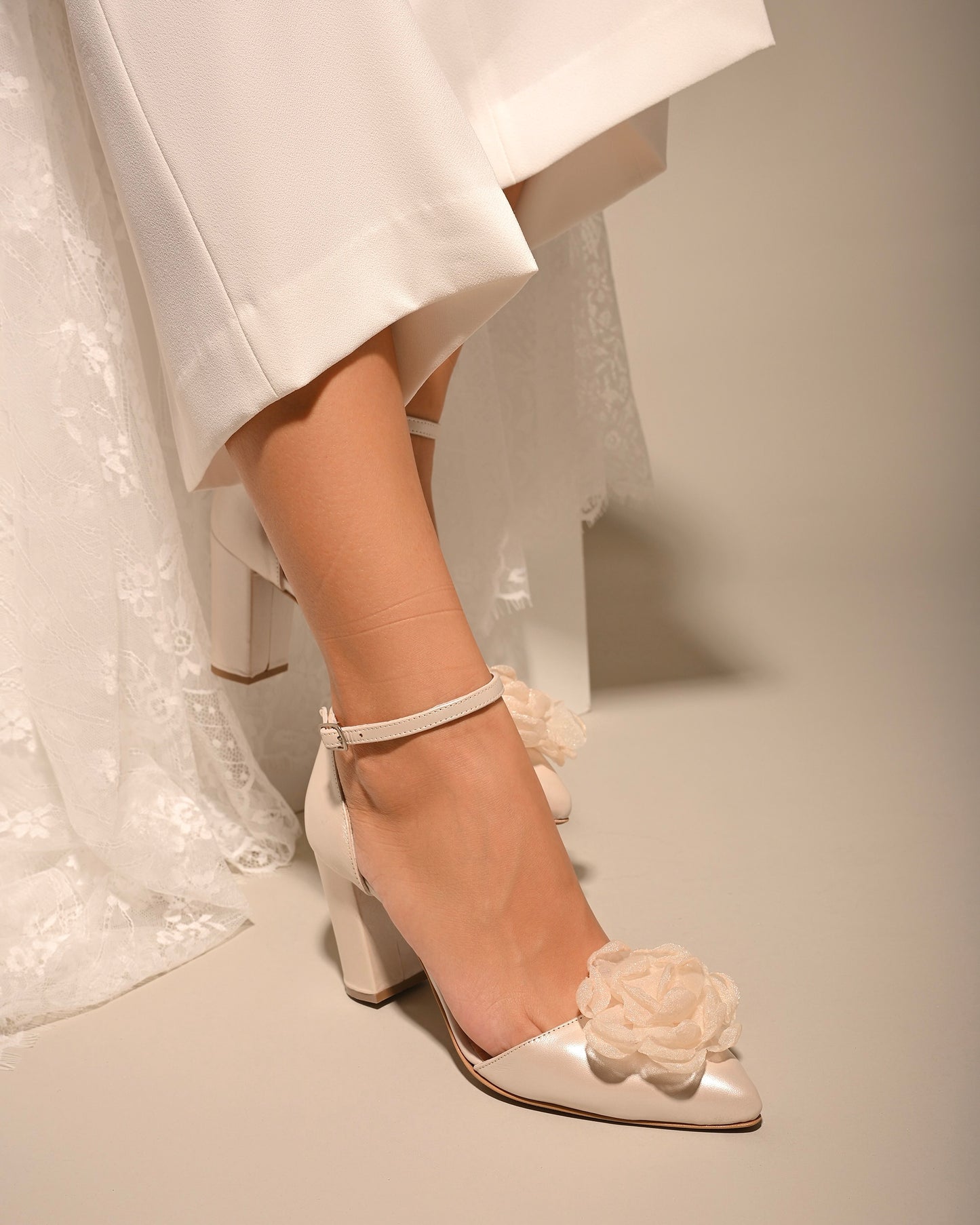 ivory heels