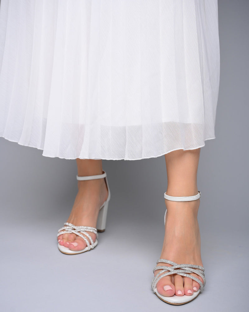 
            
                Load image into Gallery viewer, wedding sandals heels
            
        