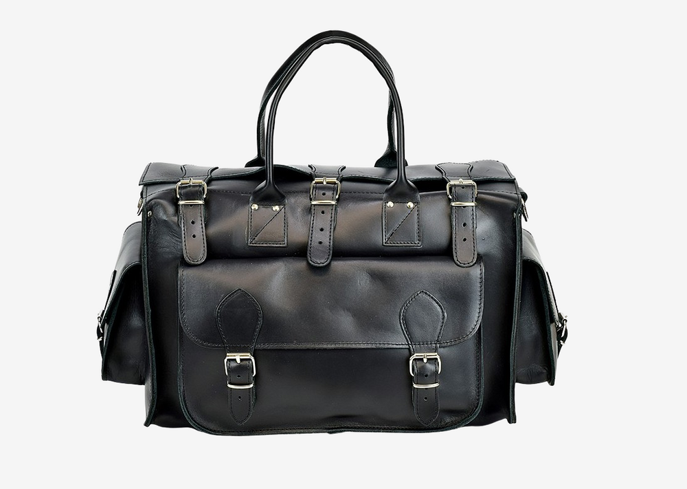 black womens leather duffels, δερμάτινες τσάντες χειροποίητες