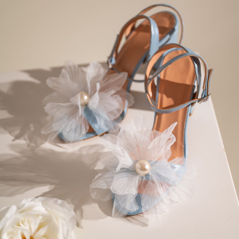 
                  
                    Blue Flower Heels, Moonlight Charm
                  
                