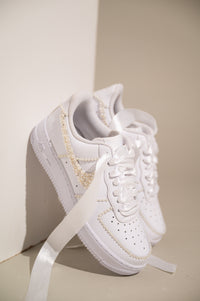 White Bridal Sneakers, Love Struck Kicks