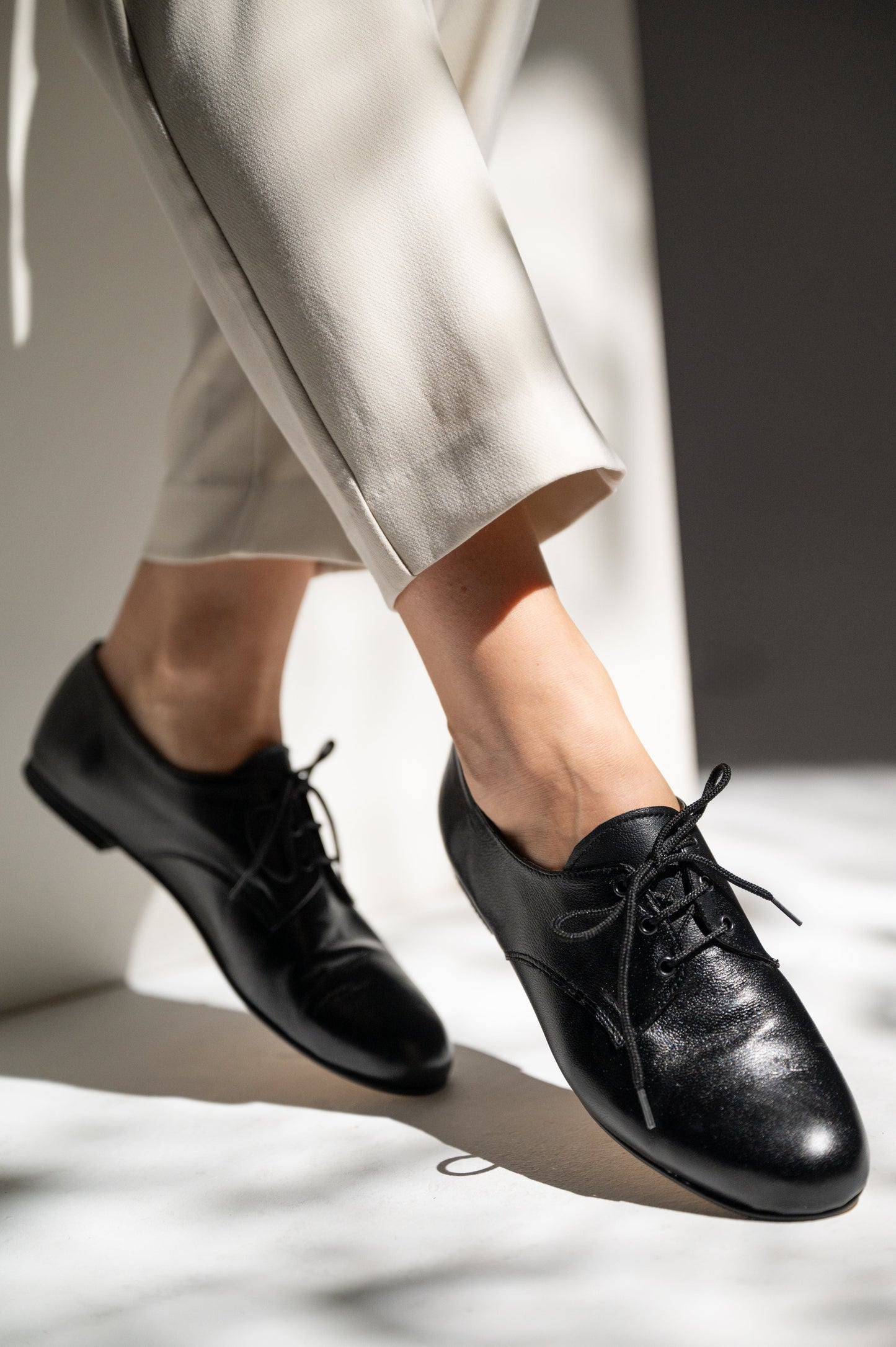 black oxford shoes