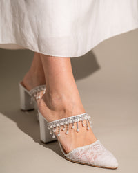 wedding shoes for bride, white bridal shoes