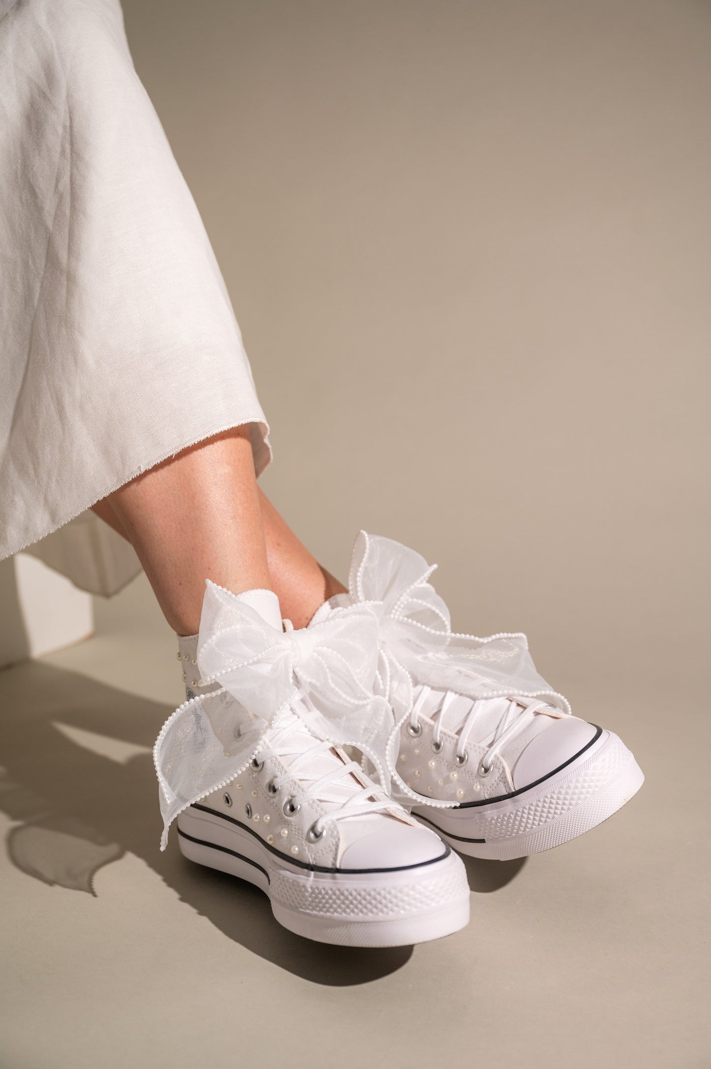 Converse wedding tennis shoes best sale