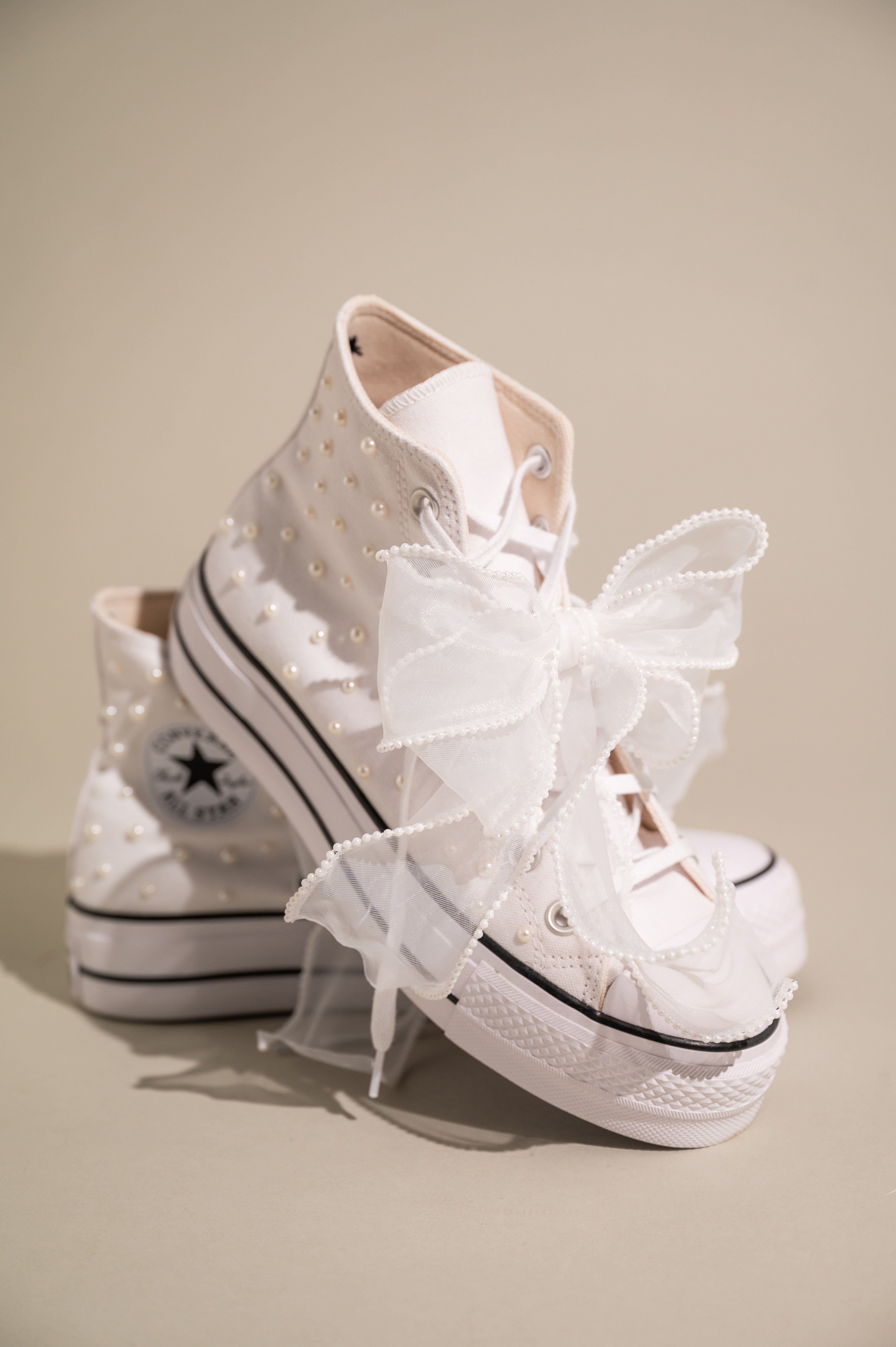 Custom Bridal Sneakers - Fairy Tale Converse – PinkyPromiseAccs