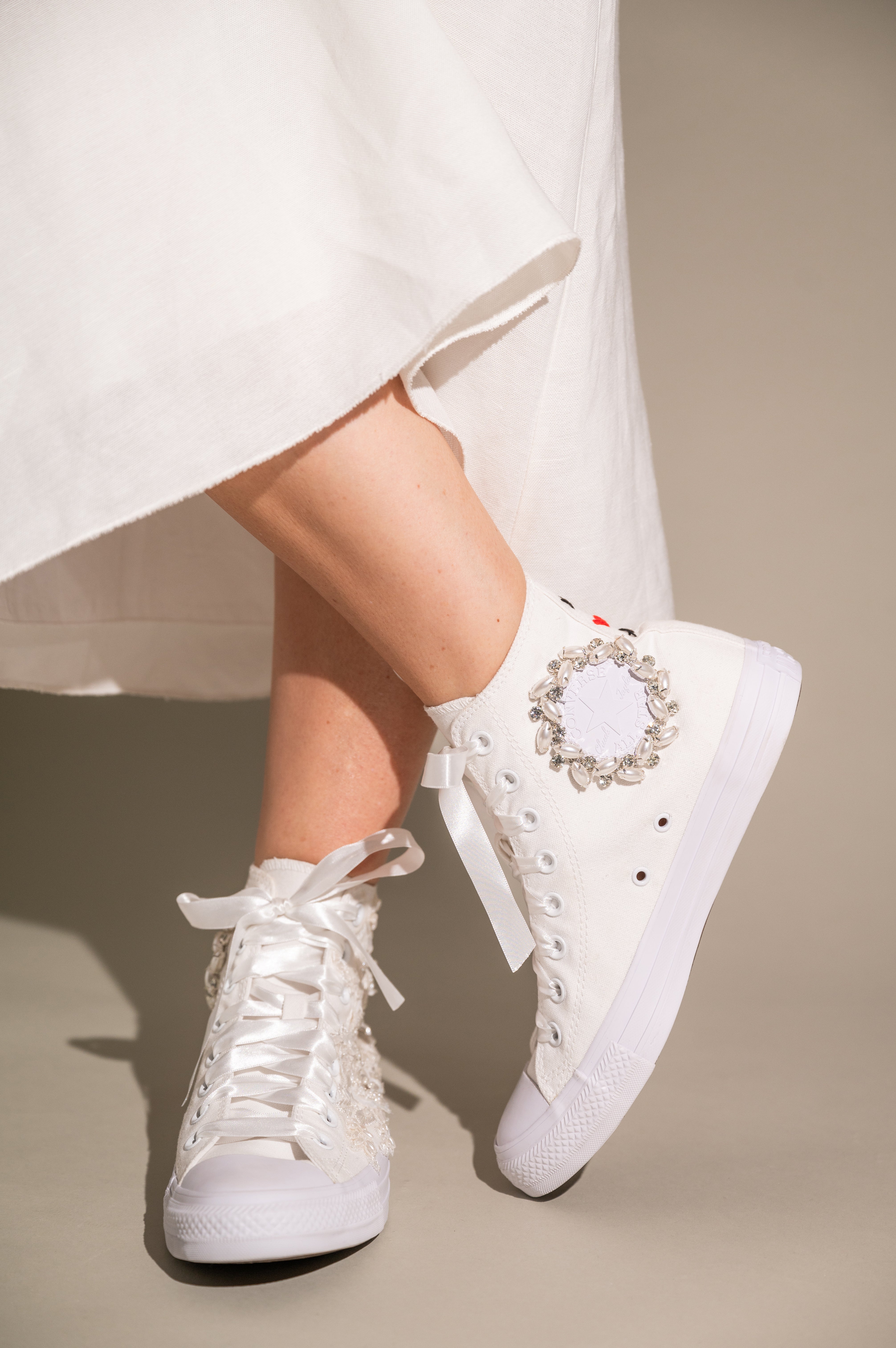 Bridal sneakers, Even After Elegance Converse - Main Image