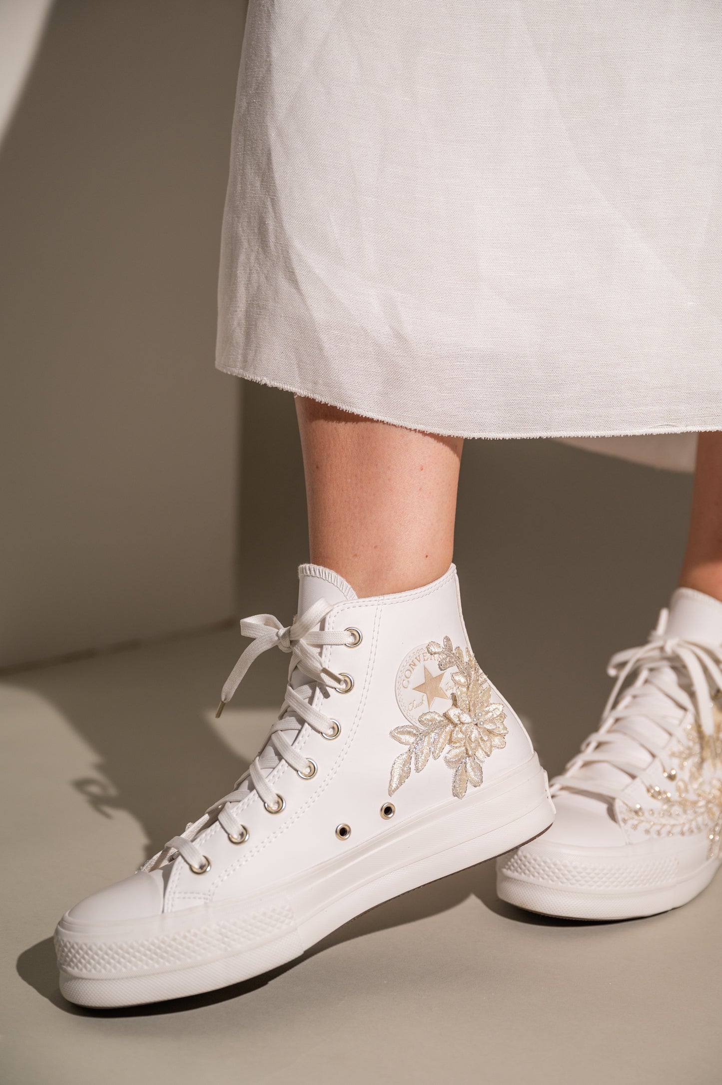 Bridal Bloom Converse