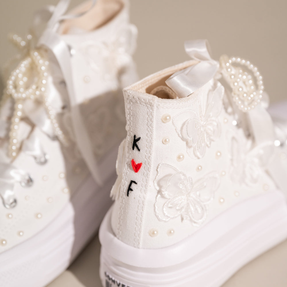 Butterfly Bride Converse