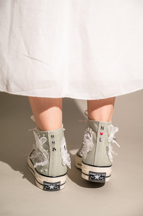 Butterfly Bride Converse