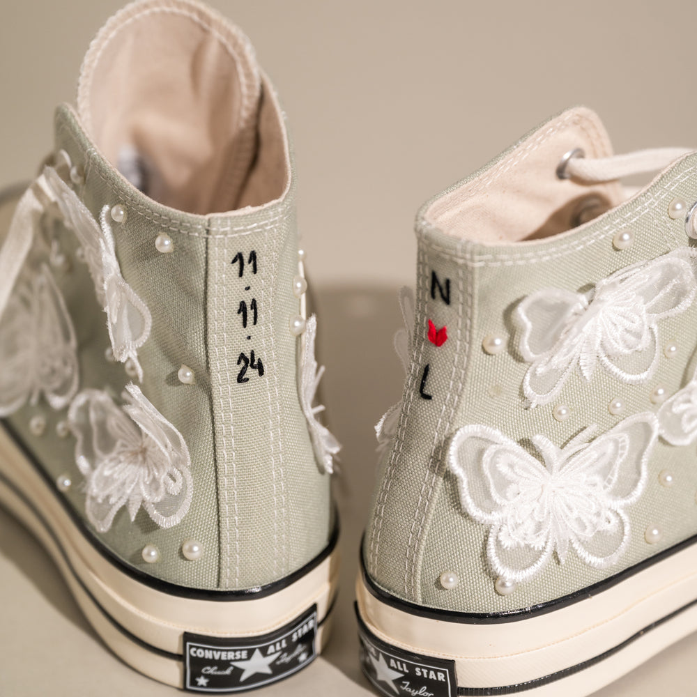 Butterfly Bride Converse