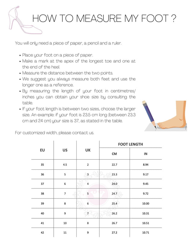 
                  
                    Size Chart (EU, US, UK & Foot Length) - PinkyPromiseAccs
                  
                