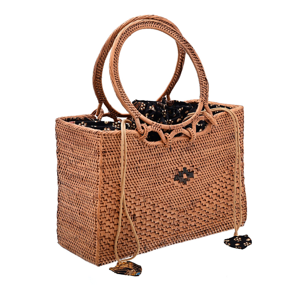 
                  
                    Women Rattan Bag, Sunset Dreamer Tote
                  
                