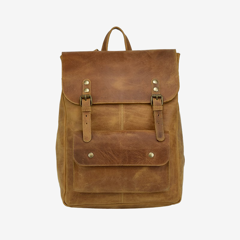 
                  
                    brown leather backpack
                  
                