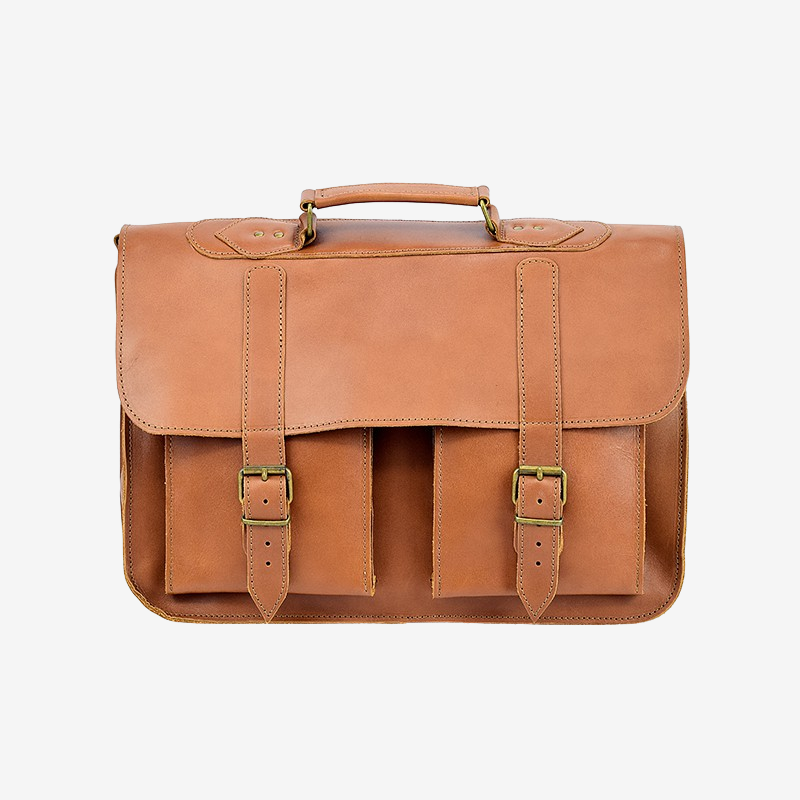 
                  
                     Large leather briefcase for man
                  
                