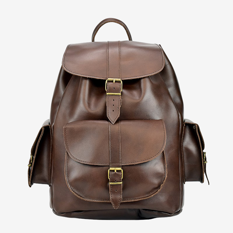 
                  
                    brown leather backpack
                  
                