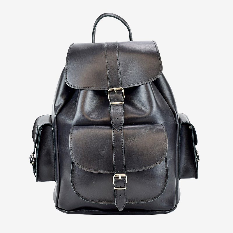 
                  
                    black leather backpack
                  
                