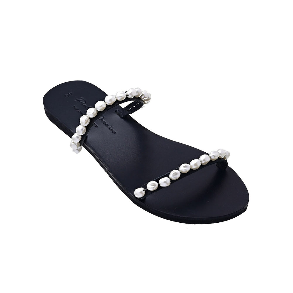 
                  
                    Black Women Sandals, Pearly Stride
                  
                