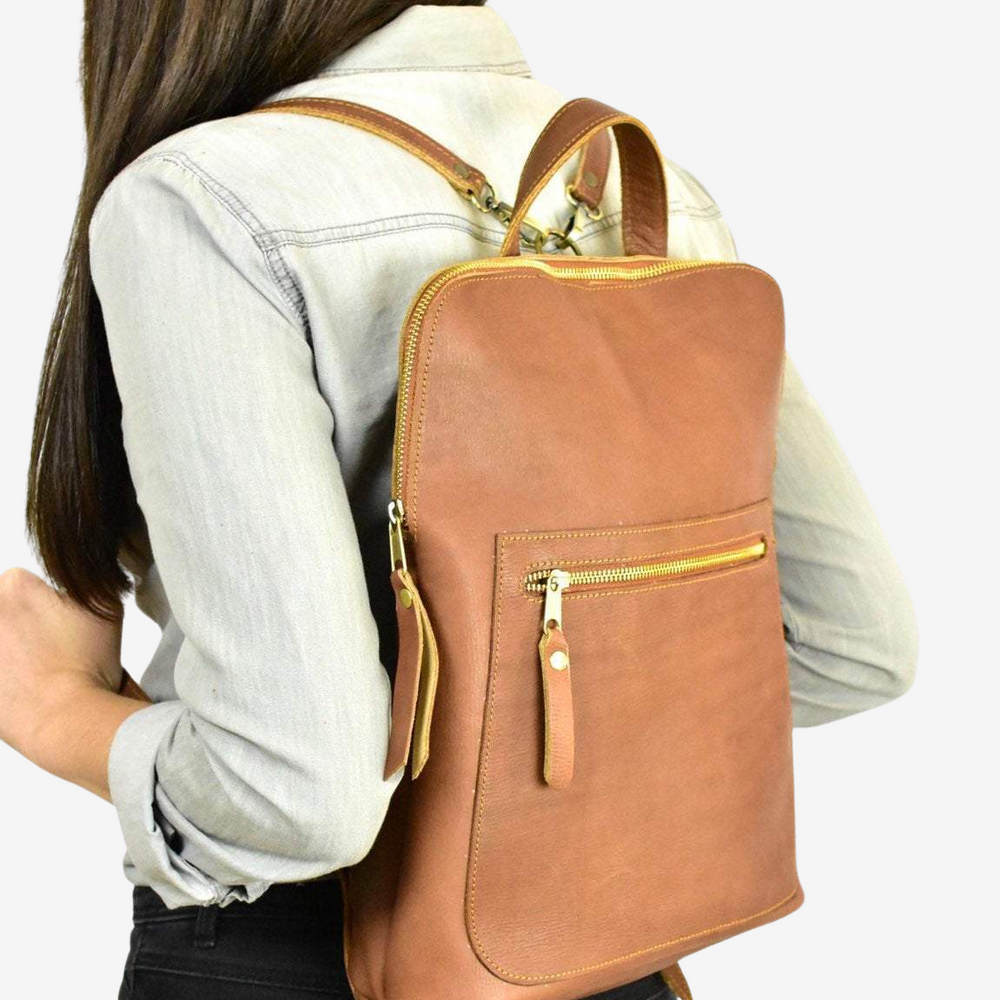 
                  
                    Medium Backpack, Cinnamon
                  
                