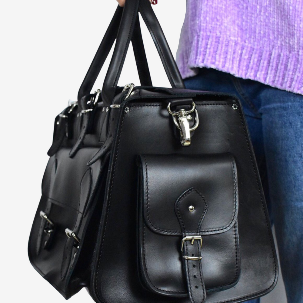 
                  
                     leather duffel for women
                  
                